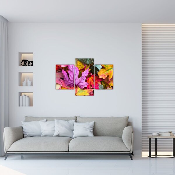Slika - jesensko lišće (90x60 cm)
