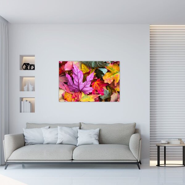 Slika - jesensko lišće (90x60 cm)
