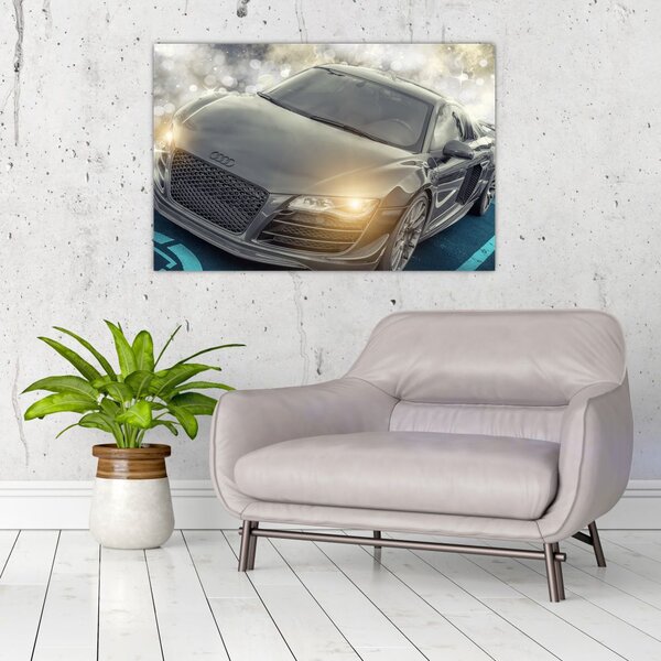 Slika automobila Audi - sivi (90x60 cm)