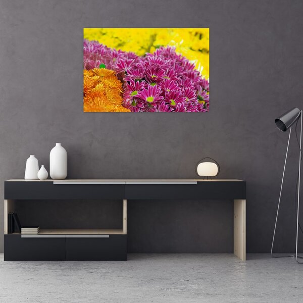 Slika ružičastog cvijeta (90x60 cm)