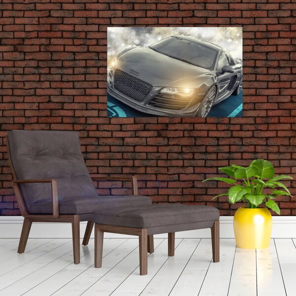 Slika automobila Audi - sivi (90x60 cm)