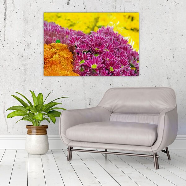 Slika ružičastog cvijeta (90x60 cm)