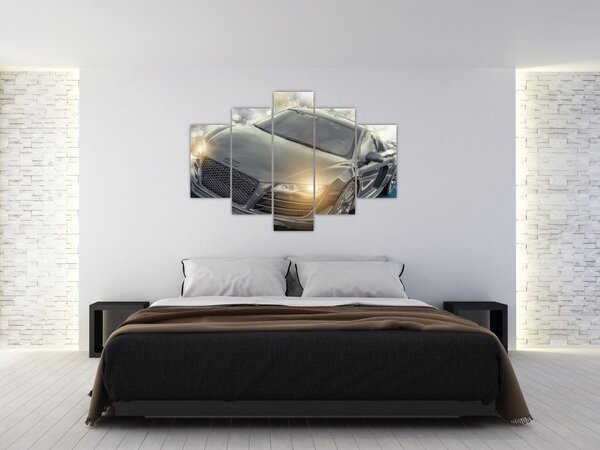 Slika automobila Audi - sivi (150x105 cm)