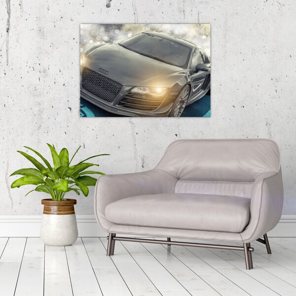 Slika automobila Audi - sivi (70x50 cm)