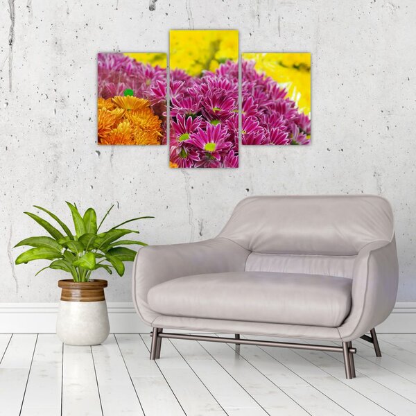 Slika ružičastog cvijeta (90x60 cm)