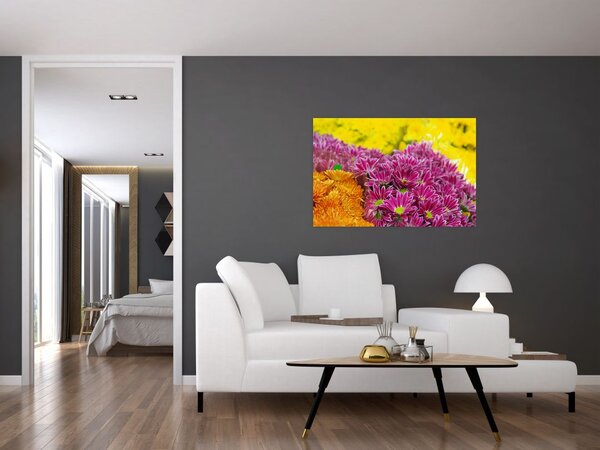 Slika ružičastog cvijeta (90x60 cm)
