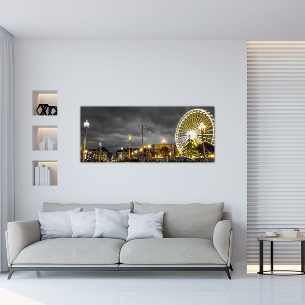 Slika vrtuljka u sumrak (120x50 cm)