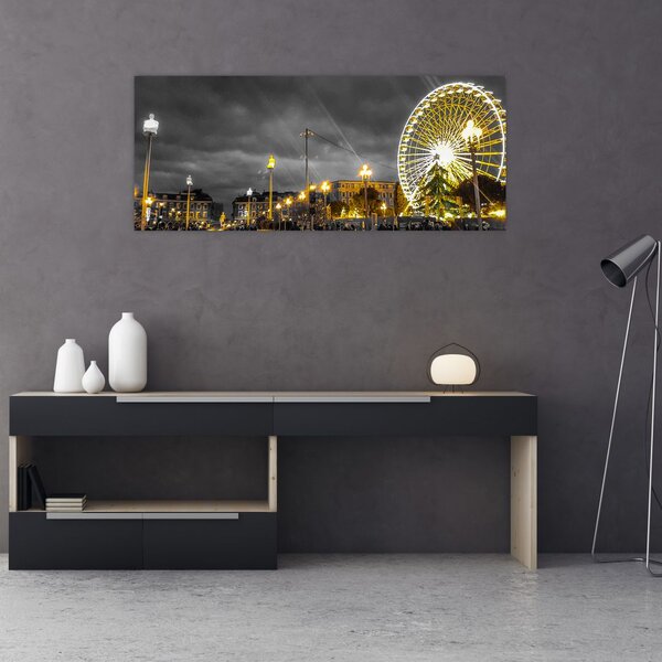 Slika vrtuljka u sumrak (120x50 cm)