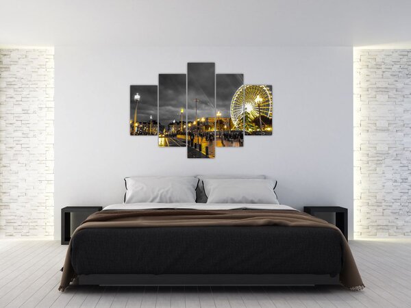 Slika vrtuljka u sumrak (150x105 cm)