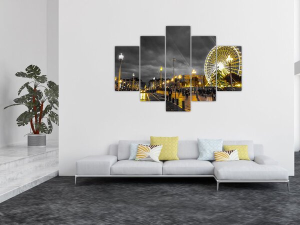 Slika vrtuljka u sumrak (150x105 cm)