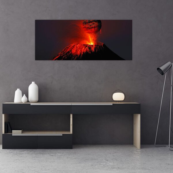 Slika vulkana (120x50 cm)