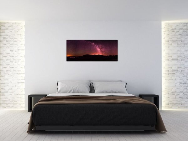 Slika ružičastog mliječnog puta (120x50 cm)