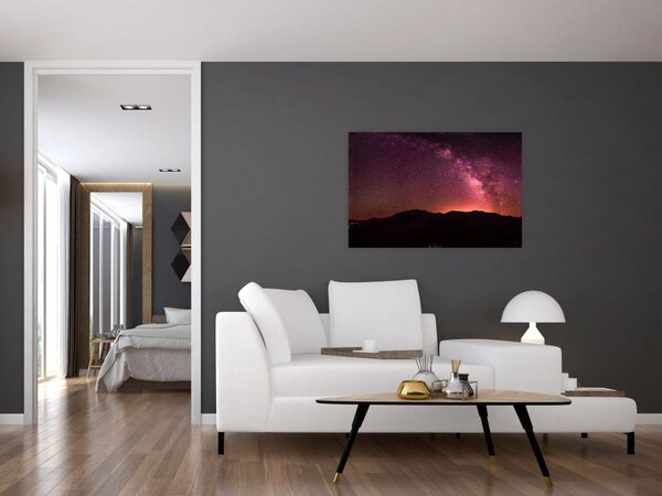 Slika ružičastog mliječnog puta (90x60 cm)