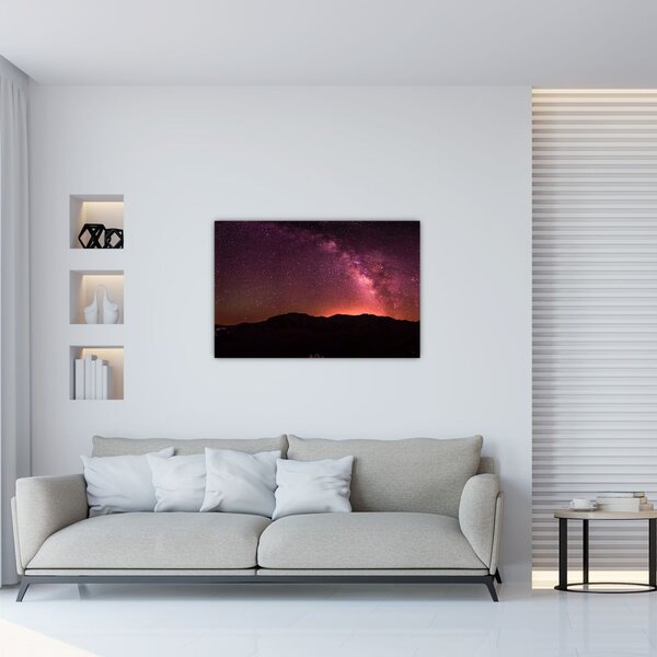 Slika ružičastog mliječnog puta (90x60 cm)