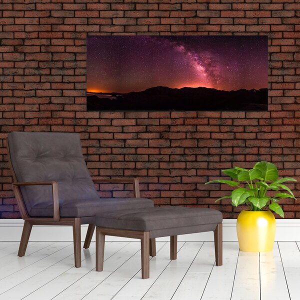 Slika ružičastog mliječnog puta (120x50 cm)