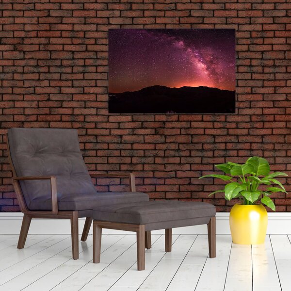 Slika ružičastog mliječnog puta (90x60 cm)
