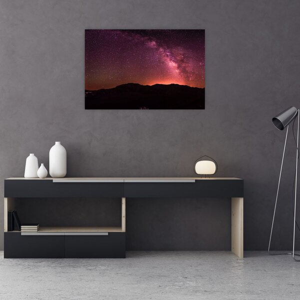 Slika ružičastog mliječnog puta (90x60 cm)