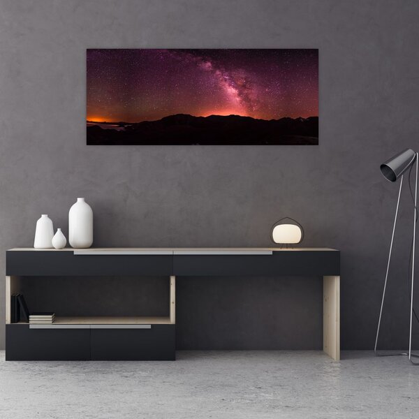 Slika ružičastog mliječnog puta (120x50 cm)