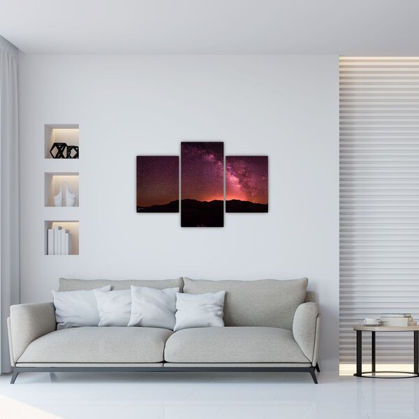 Slika ružičastog mliječnog puta (90x60 cm)