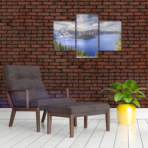 Slika planinskog jezera (90x60 cm)