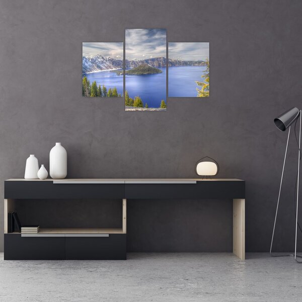 Slika planinskog jezera (90x60 cm)