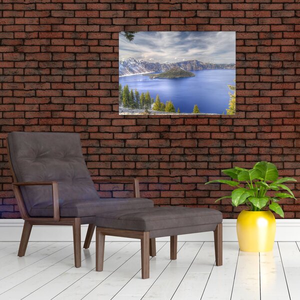 Slika planinskog jezera (70x50 cm)
