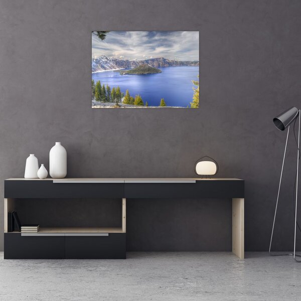 Slika planinskog jezera (70x50 cm)