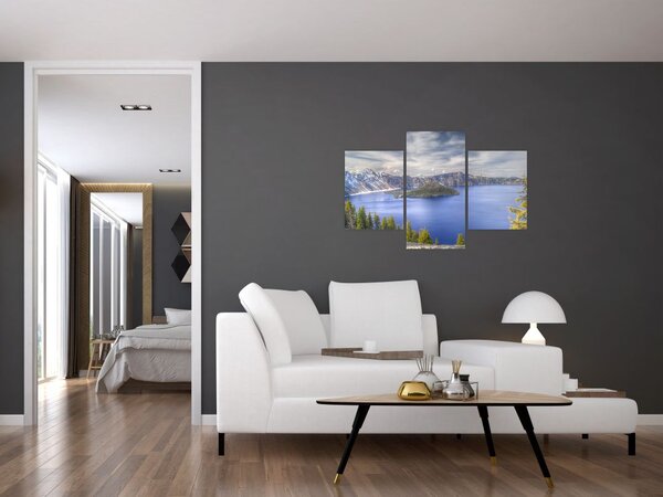 Slika planinskog jezera (90x60 cm)