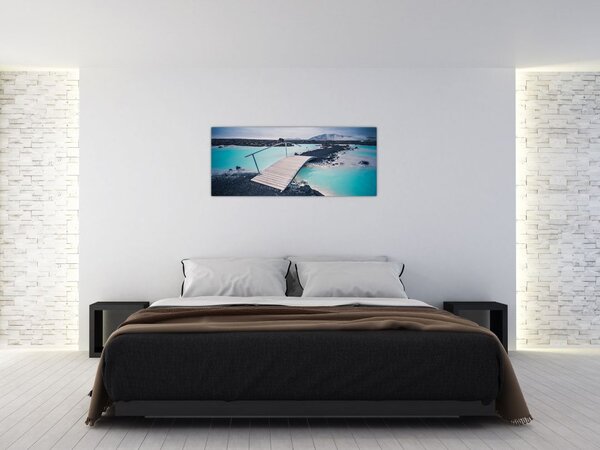 Slika drvenog mosta (120x50 cm)
