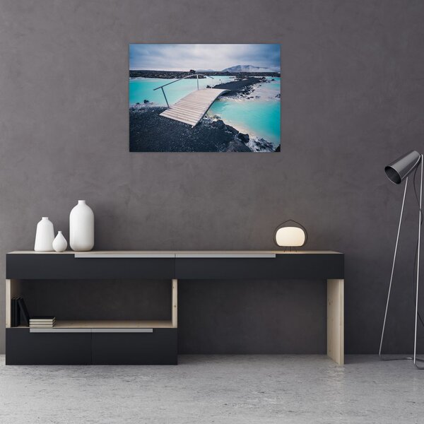 Slika drvenog mosta (70x50 cm)
