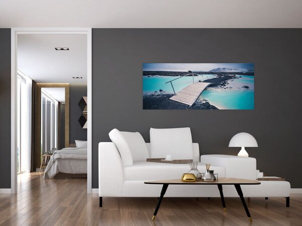 Slika drvenog mosta (120x50 cm)