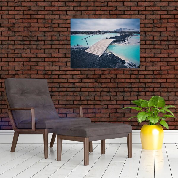 Slika drvenog mosta (70x50 cm)
