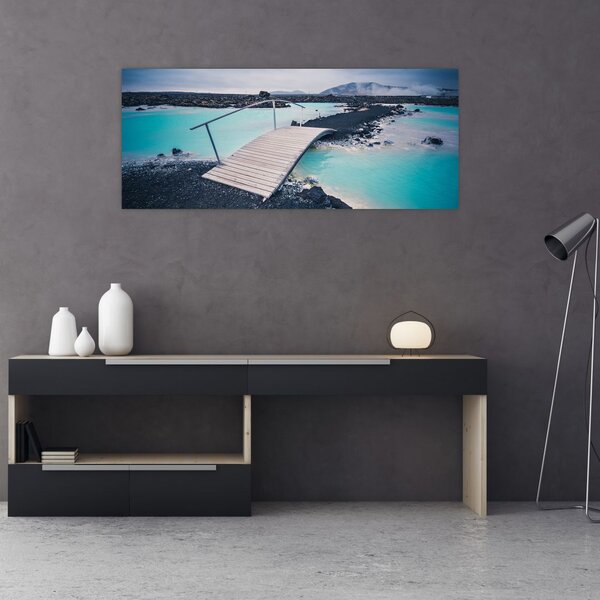 Slika drvenog mosta (120x50 cm)