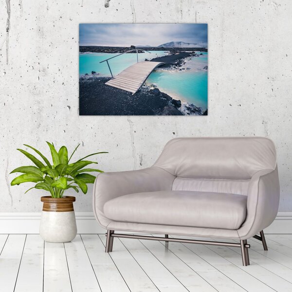 Slika drvenog mosta (70x50 cm)