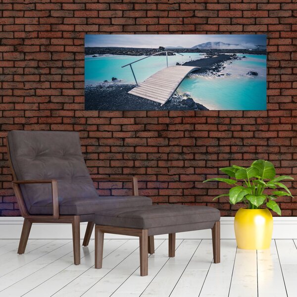Slika drvenog mosta (120x50 cm)