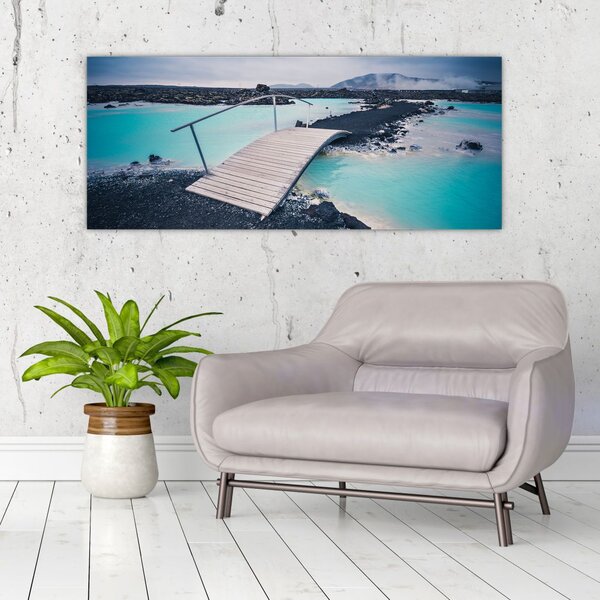 Slika drvenog mosta (120x50 cm)