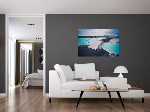 Slika drvenog mosta (90x60 cm)