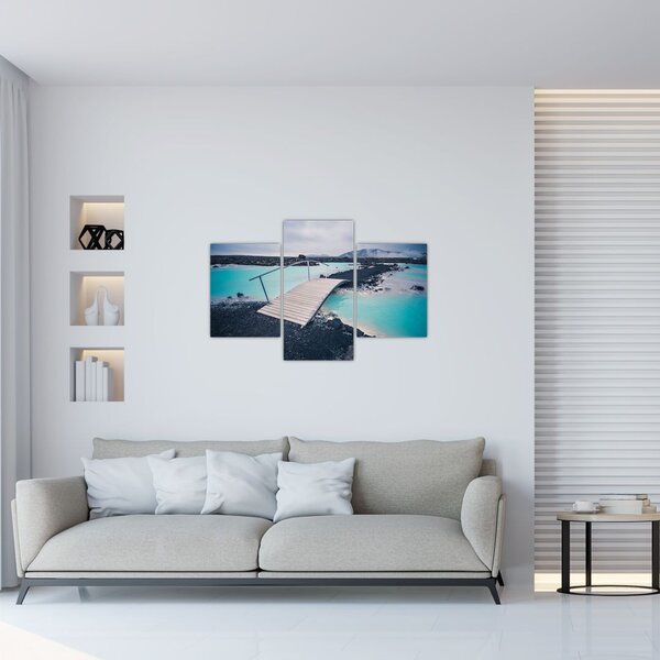 Slika drvenog mosta (90x60 cm)