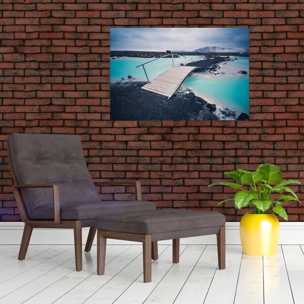 Slika drvenog mosta (90x60 cm)