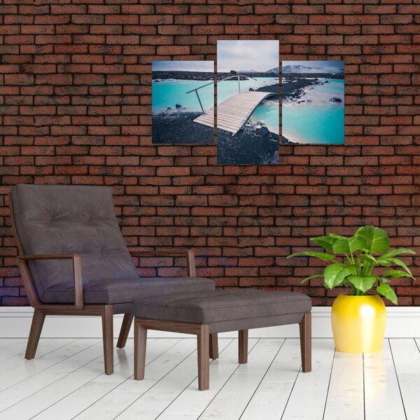 Slika drvenog mosta (90x60 cm)