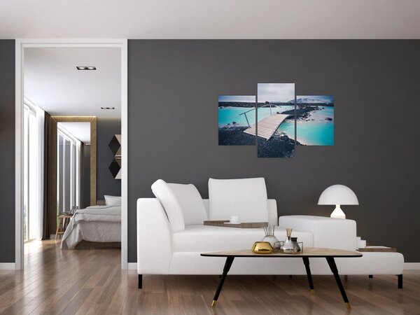 Slika drvenog mosta (90x60 cm)