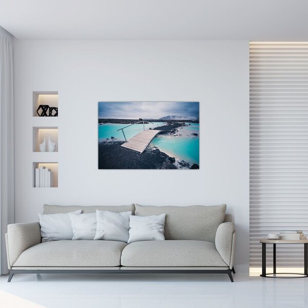 Slika drvenog mosta (90x60 cm)