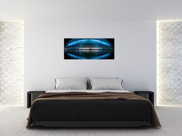 Slika nogometnog stadiona (120x50 cm)