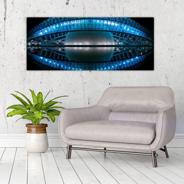 Slika nogometnog stadiona (120x50 cm)