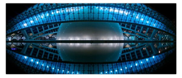 Slika nogometnog stadiona (120x50 cm)