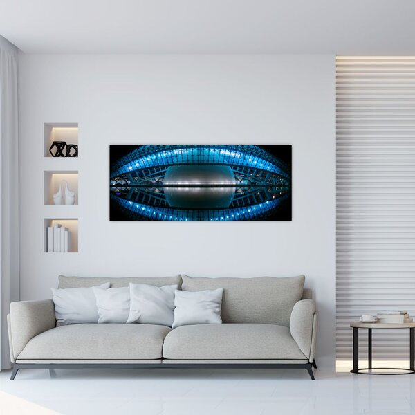 Slika nogometnog stadiona (120x50 cm)