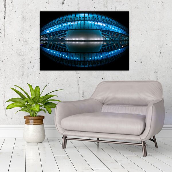Slika nogometnog stadiona (90x60 cm)