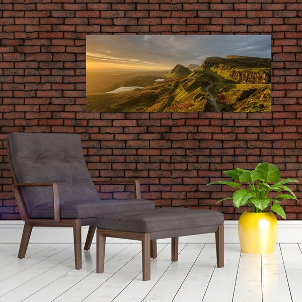 Slika planinskog lanca (120x50 cm)