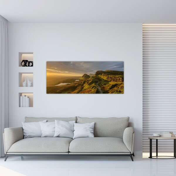 Slika planinskog lanca (120x50 cm)