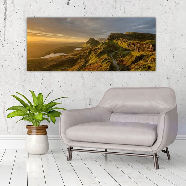 Slika planinskog lanca (120x50 cm)